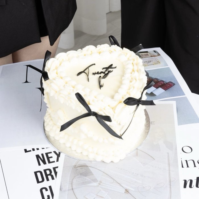 Acrylic cake topper