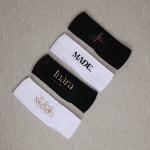 Embroidered headband