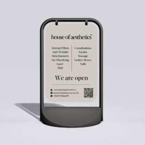 Swing Pavement sign