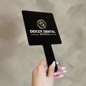 Small Raised Square Mirror