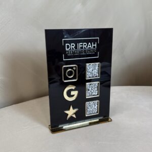 Triple Qr Code sign