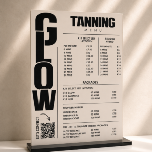 Standing price list